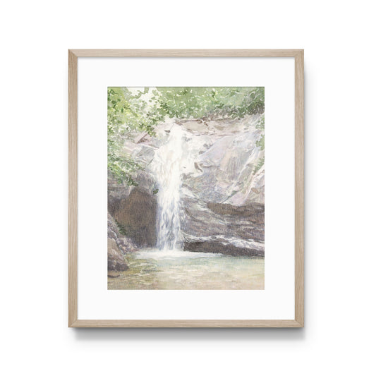 Oak Mountain Waterfall Print