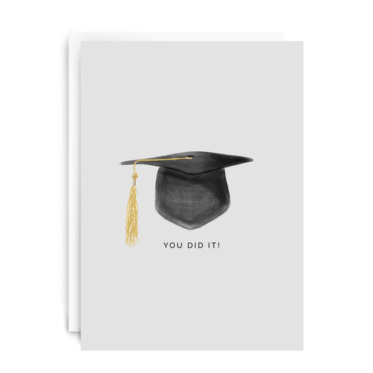 "You Did It!" Greeting Card, Graduation