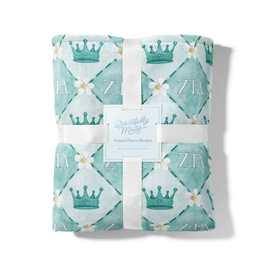 Zeta Flannel Fleece Blanket