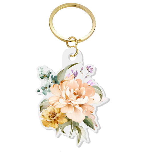 Acrylic Bouquet Keychain