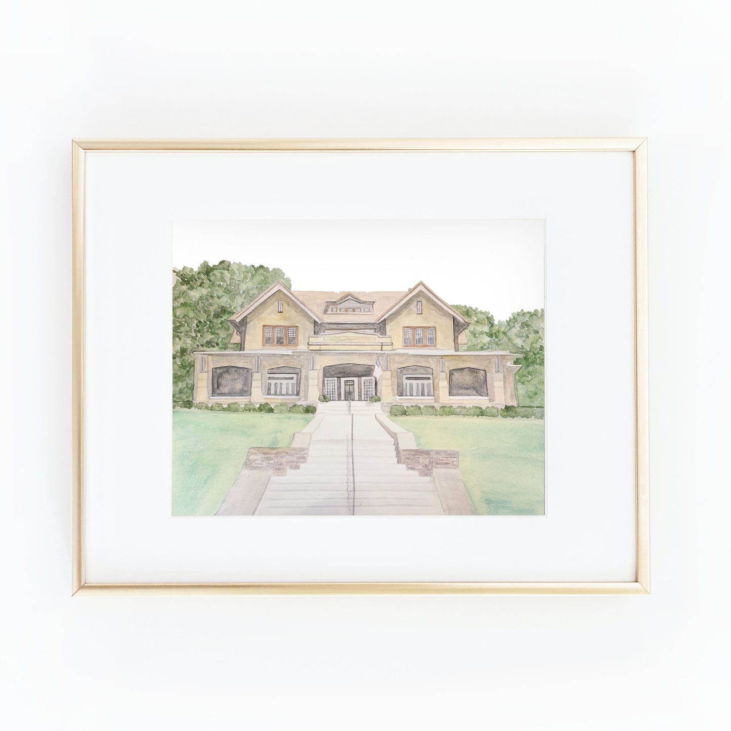 Clubhouse on Highland Print